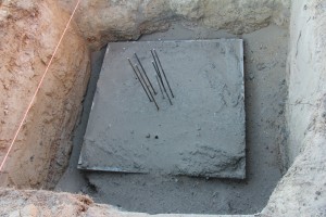 West Wing Footings