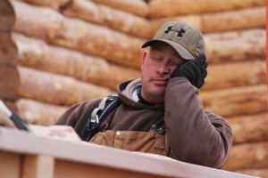 Sawing Logs
