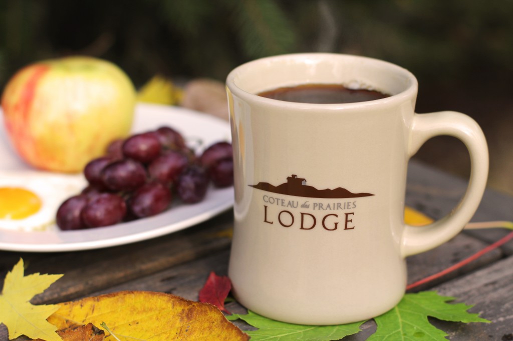 Coteau des Prairies Lodge logo mug