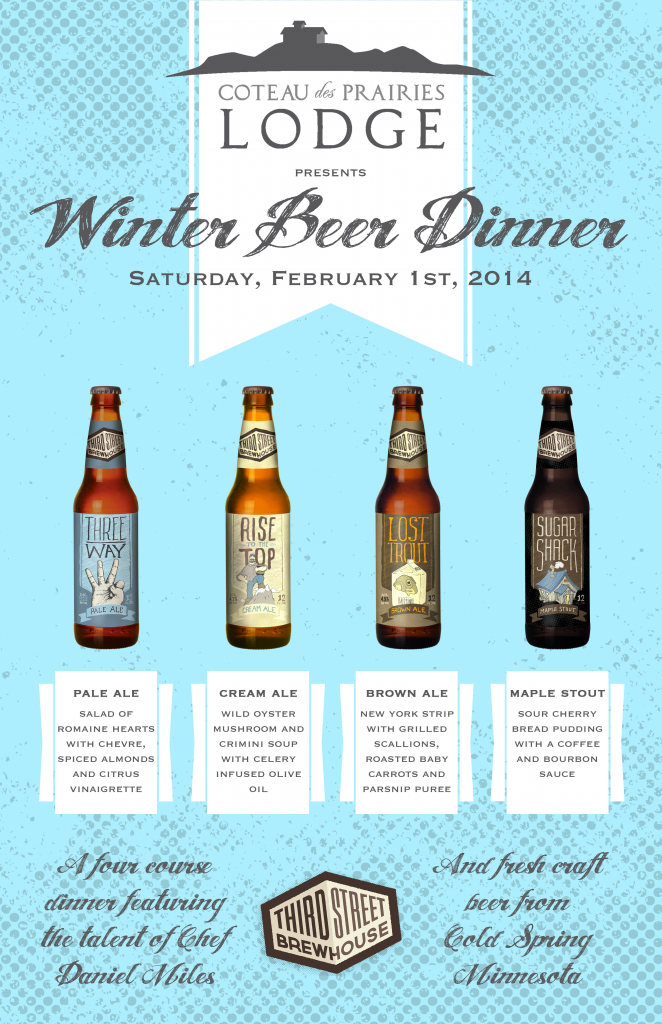 Winter Beer Dinner Poster