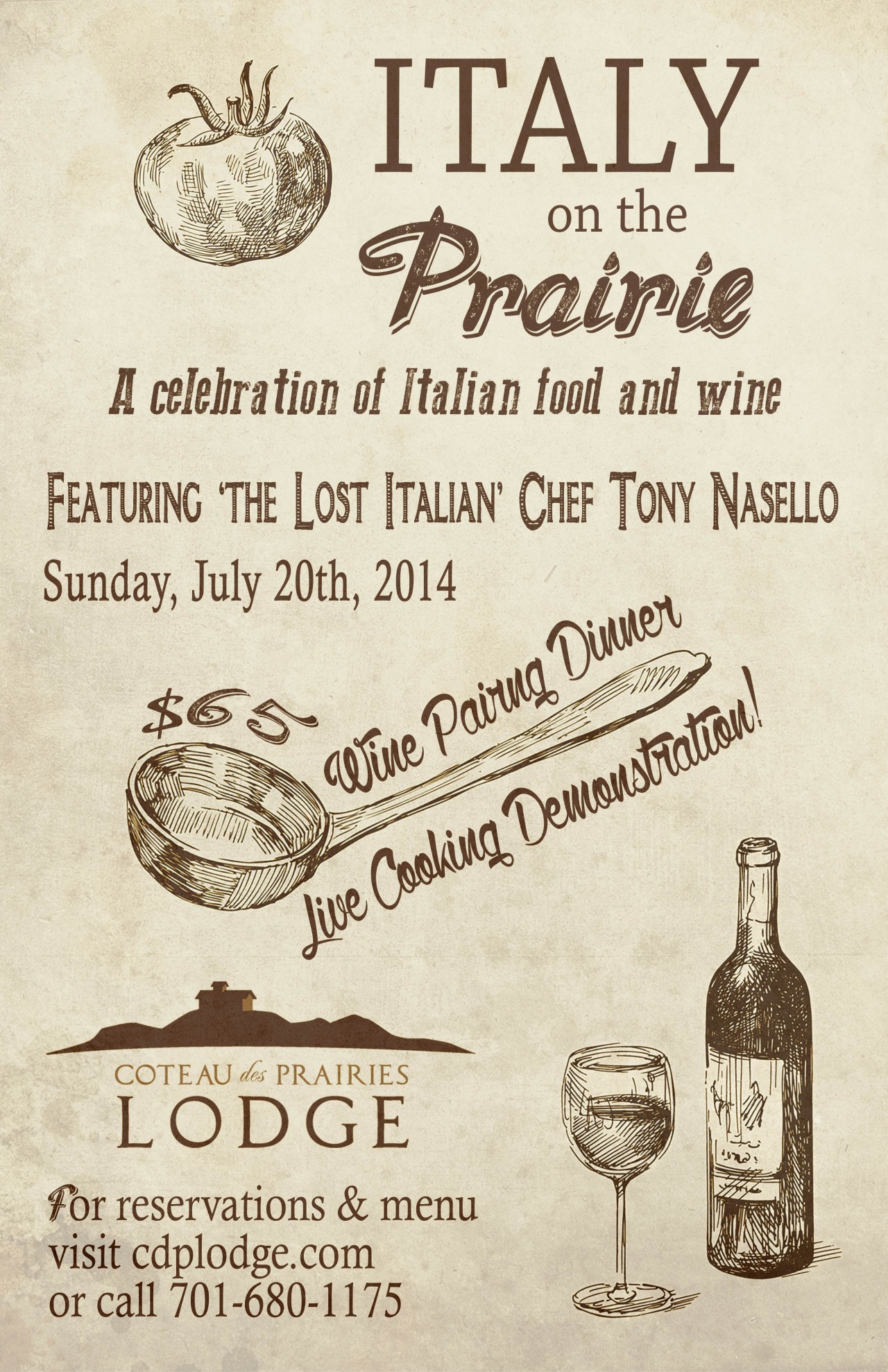Italy on the Prairie Poster 11x17 v1.2