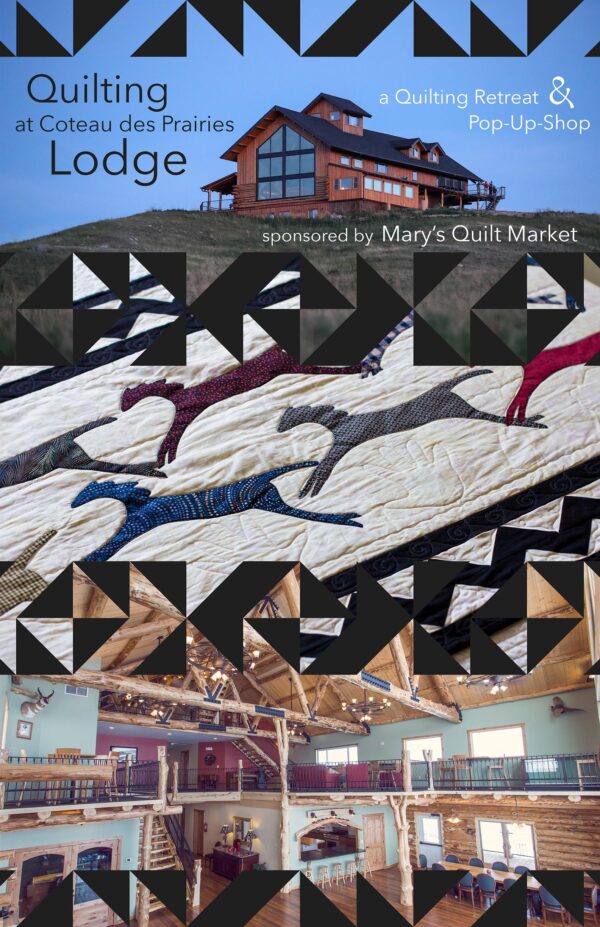 Quilting at Coteau des Prairies Lodge March 47th, 2021 Coteau des